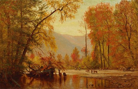 Thomas Worthington Whittredge - Autumn on the Delaware