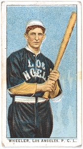 Wheeler, Los Angeles Team, baseball card portrait LCCN2007685569