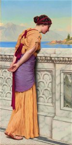 Who Can They Be, by John William Godward