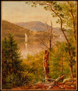 Thomas Worthington Whittredge - View of West Point on the Hudson - 48.487 - Museum of Fine Arts