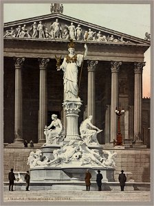 Wien. Minerva Brunnen LCCN2017659104