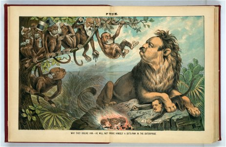 Why they dislike him - he will not prove himself a cat's-paw in the enterprise - Gillam. LCCN2011661808