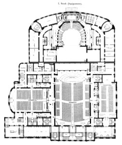 Wiener Konzerthaus Musikakademie und Akademietheater 1.Stock (Saalparterre)