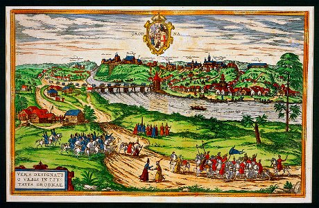 Widok Grodna (1575)