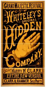 Whiteley's Original Hidden (Hand) Company grand majestic revival. LCCN2014637382