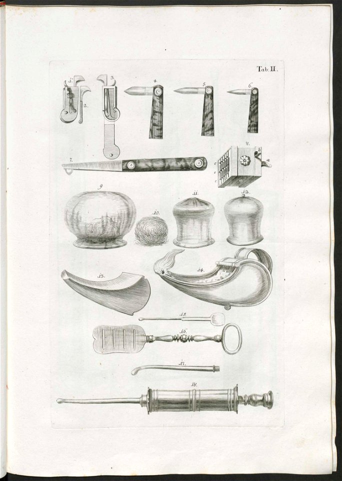 Wiennerische Chirurgische Instrumenten-Sammlung Tafel 02
