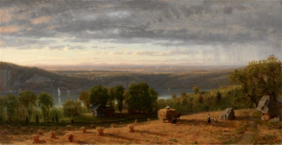 Worthington Whittredge - Landscape with Haywain - 1975.20 - Cleveland Museum of Art