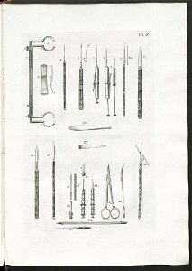 Wiennerische Chirurgische Instrumenten-Sammlung Tafel 10