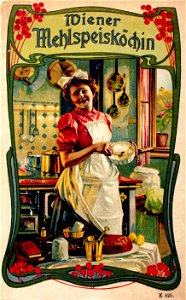 Wiener Mehlspeisköchin c1910