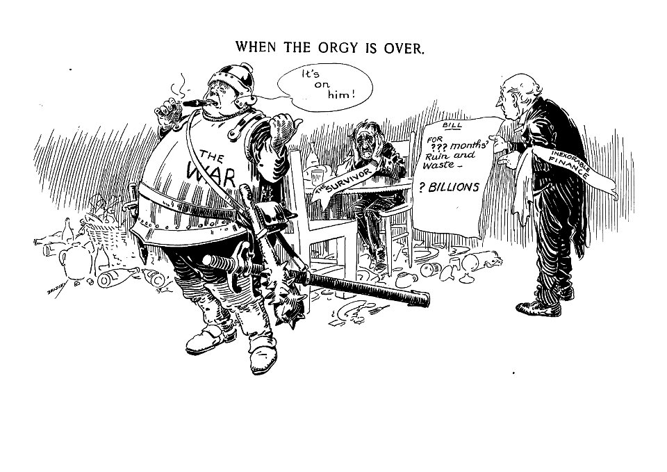 When the orgy is over. - Luther D. Bradley