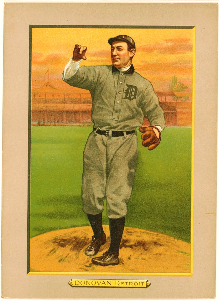 Wild Bill Donovan, Detroit Tigers, baseball card portrait LCCN2007685677