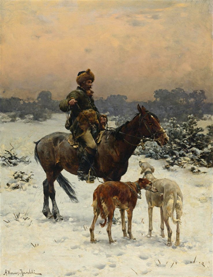 Alfred Wierusz-Kowalski - Wietrzny dzień