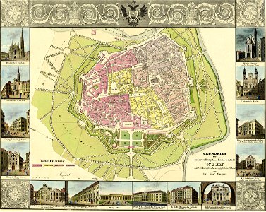 Wien 1830 Vasquez Innere Stadt
