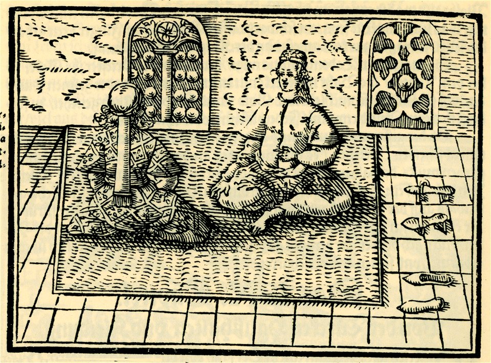 Wie die Türckischen Weiber ein Schnadermarch miteinander haben - Schweigger Salomon - 1608