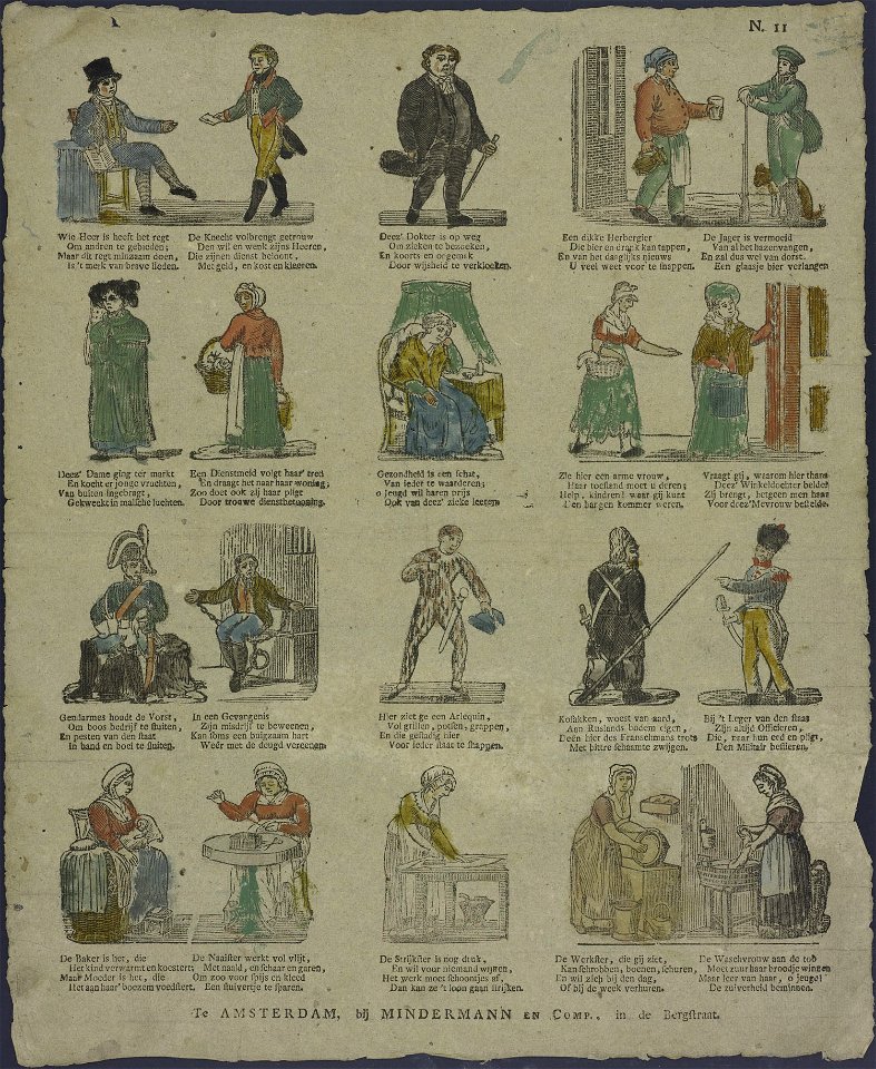Wie heer is heeft het regt om andren te gebieden-Catchpenny print-Borms 0740