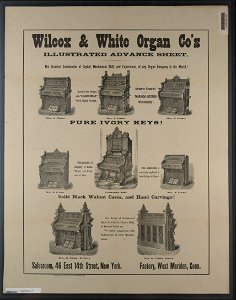 Wilcox & White Organ Co's. Illustrated advance sheet LCCN2004669696