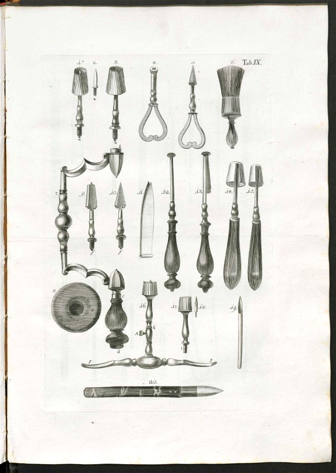 Wiennerische Chirurgische Instrumenten-Sammlung Tafel 09