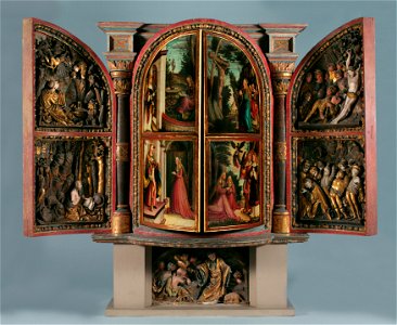 Wiener oder niederösterreichische Werkstatt - Flügelaltar der Donauschule - 5010 - Kunsthistorisches Museum