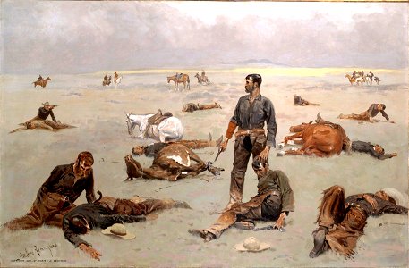 What an Unbranded Cow Has Cost by Frederic Remington 1895