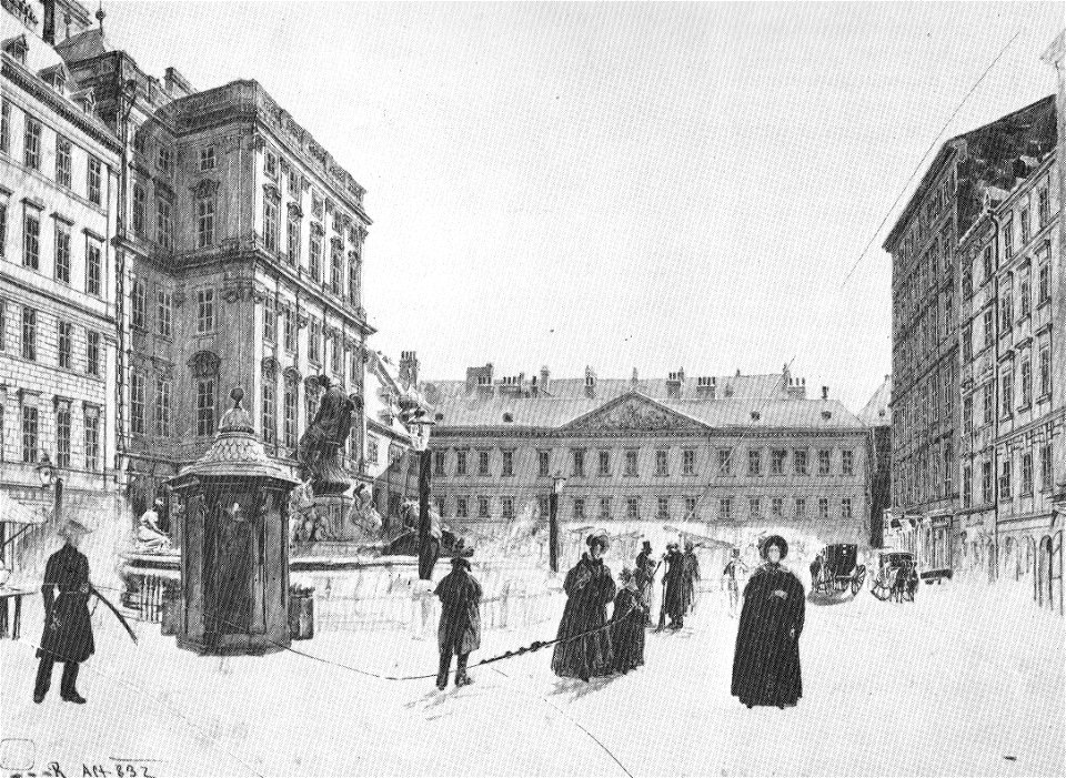 Wien Palais Schwarzenberg 1832 Rudolf von Alt