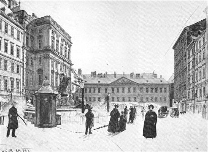 Wien Palais Schwarzenberg 1832 Rudolf von Alt