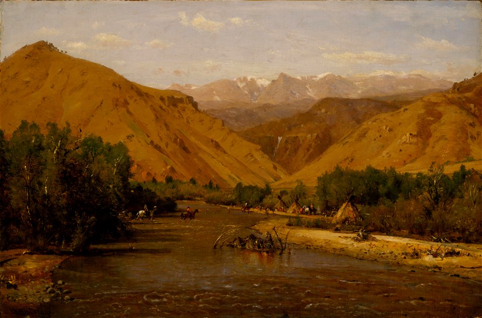Worthington Whittredge - Indian Encampment