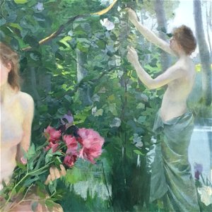 Wiki Loves Art Belgium in 2016 - Museum of Fine Arts, Ghent, RENE MENARD, Spring (detail) 03