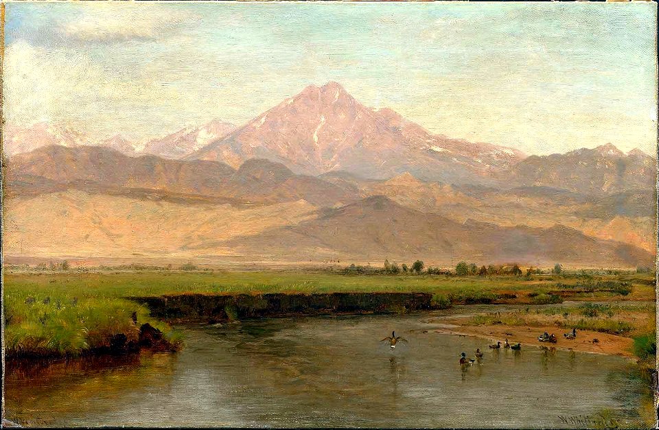 Longs Peak by Worthington Whittredge, c1870