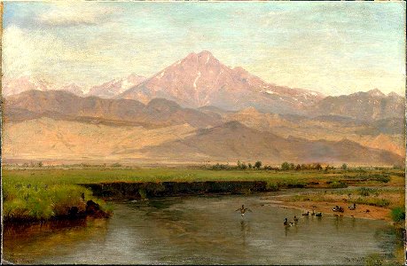 Longs Peak by Worthington Whittredge, c1870