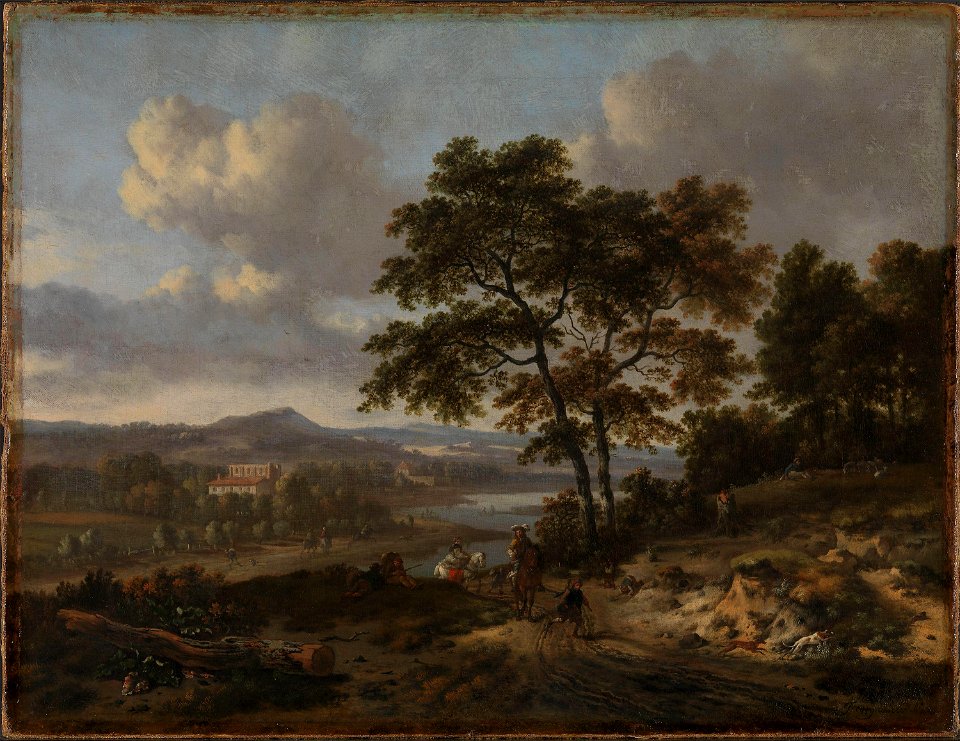 Jan Wijnants - Landscape with figures - NG.M.01377 - National Museum of Art, Architecture and Design