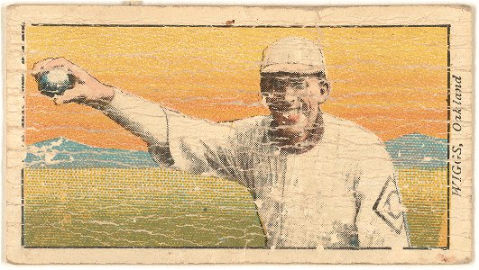 Wiggs, Oakland Team, baseball card portrait LCCN2007683711