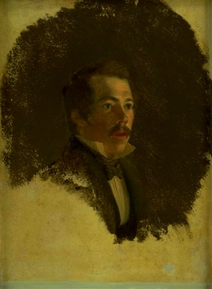 Wilhelm Bendz - Unknown Young Gentleman - KMS1955 - Statens Museum for Kunst