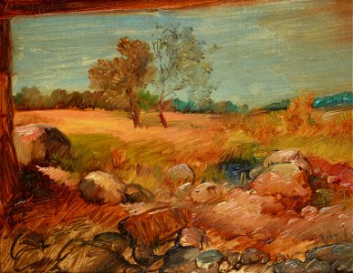 Wilhelm Busch - Blick aus einer Scheune - 3964 - Österreichische Galerie Belvedere