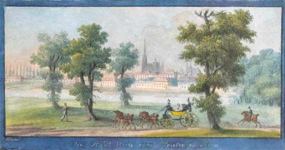Wigand Die Stadt Wien vom Prater zu sehen