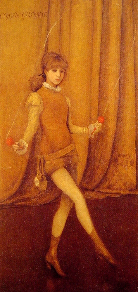 Whistler James Harmony in Yellow and Gold The Gold Girl Connie Gilchrist 1873