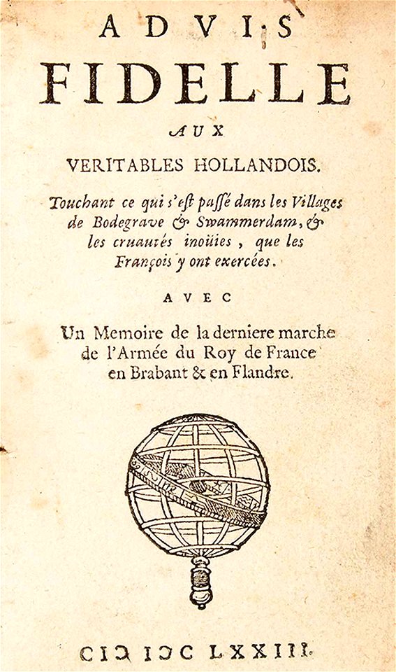 Wicquefort, A. de - Advis fidelle aux veritables Hollandais - 1673 - 18