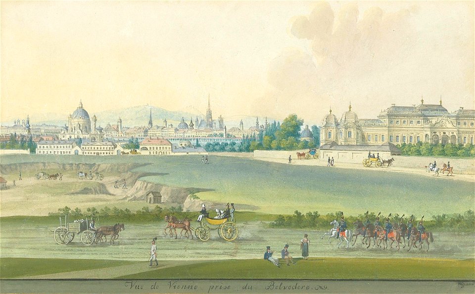 Wigand–Vue de Vienne prise du Belvedere