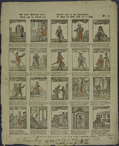 Wie immer Amsterdam beziet, vergete toch het doolhof niet-Catchpenny print-Borms 0881