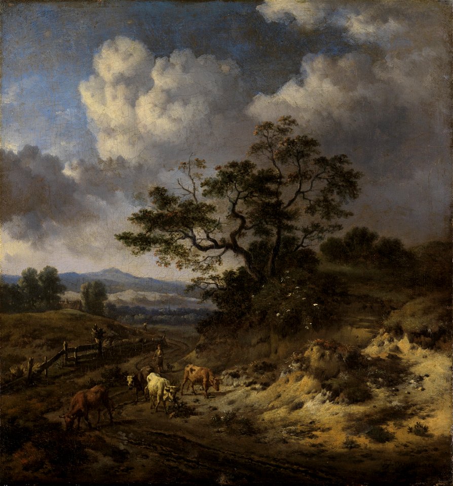 Hilly Landscape with Cows - Jan Wynants - Google Cultural Institute