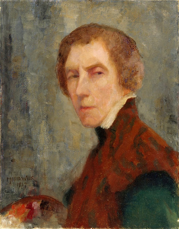 Maria Wiik - Self-Portrait 1917 - Finnish National Gallery A II 1555