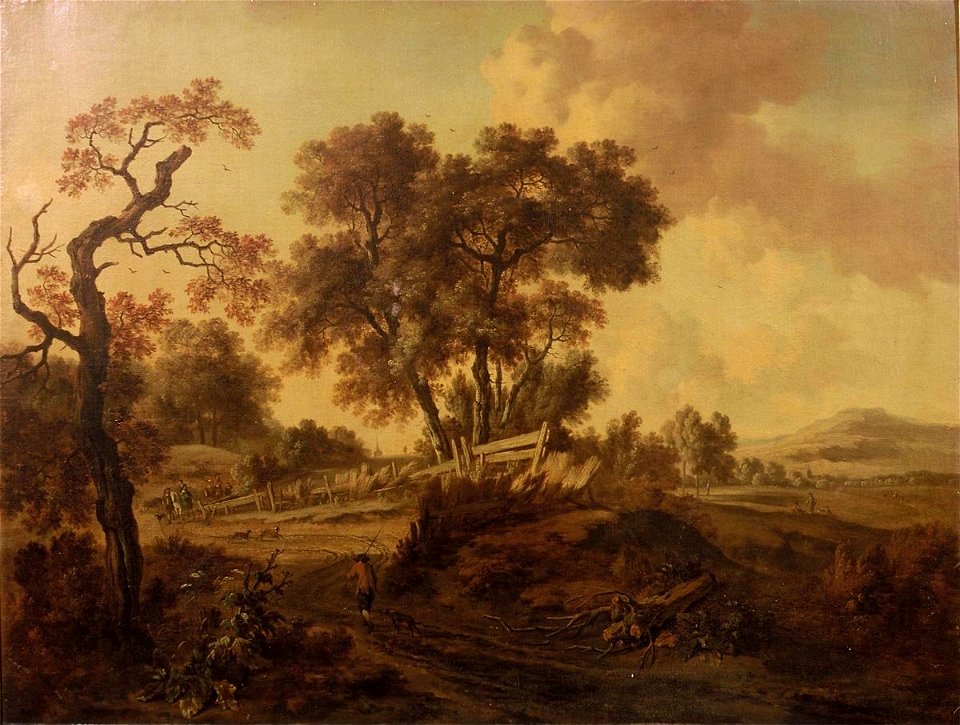 Duinlandschap met een weg Mauritshuis 213