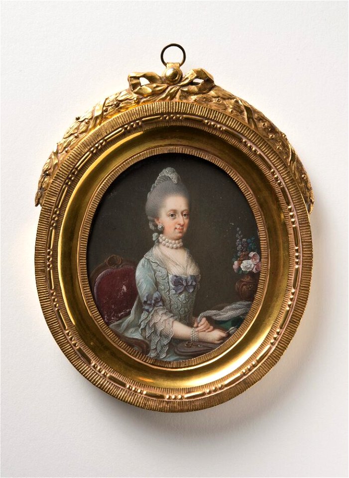 Wilhelm Andreas Müller - Juliane Marie, princess of Braunschweig-Wolfenbütte, Queen of Denmark - NMB 2649 - Nationalmuseum