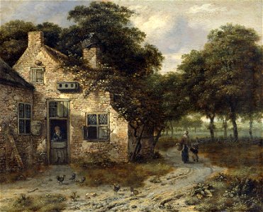 Een boerenwoning Rijksmuseum SK-A-492