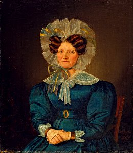 Wilhelm Bendz - Portrait of Mette Sophie Fuglsang. The artist's aunt. - Google Art Project
