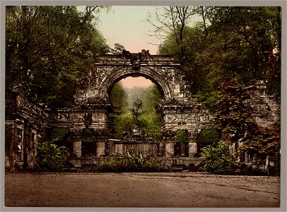 Wien. Schönbrunn. Römische Ruine LCCN2017659109