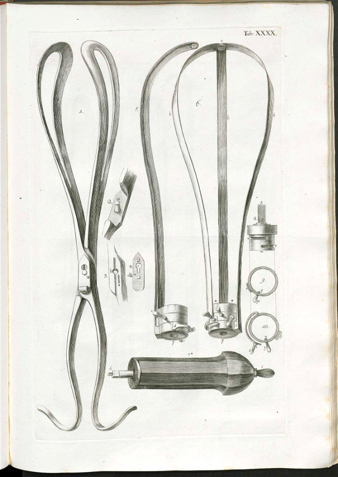 Wiennerische Chirurgische Instrumenten-Sammlung Tafel 40