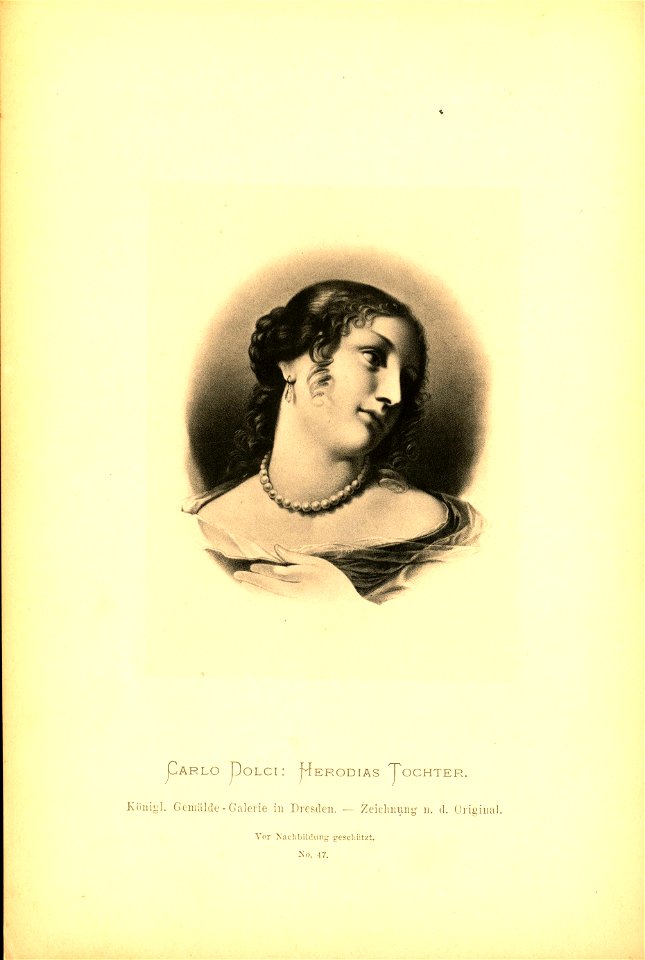 Wilhelm Hoffmann Dresdener Galerie Cabinet No. 047a