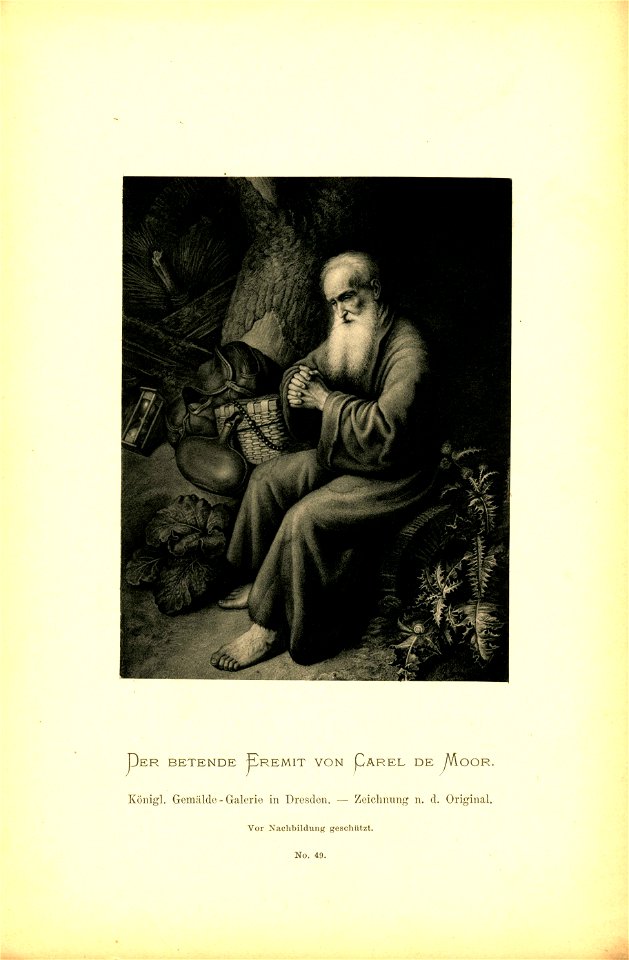 Wilhelm Hoffmann Dresdener Galerie Cabinet No. 049