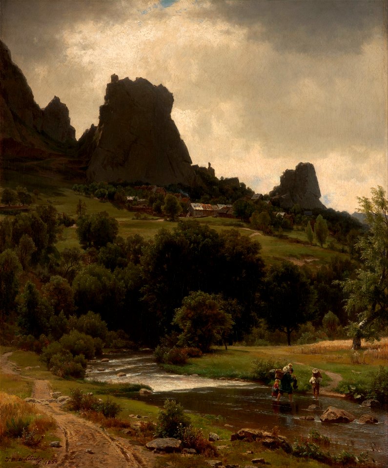 Whittredge, Worthington - Summer Pastorale (View of Kallenfels) - Google Art Project