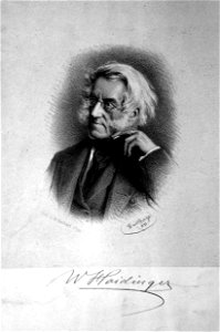 Wilhelm Karl Haidinger Litho